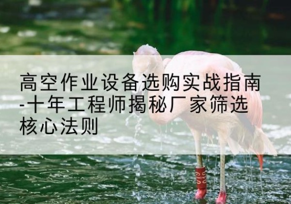 监利剪叉式升降机厂家-高空作业设备选购实战指南-十年工程师揭秘厂家筛选核心法则